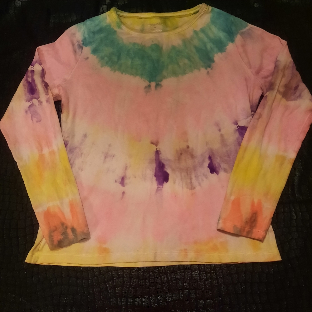 Petite Tie Dye Long Sleeve